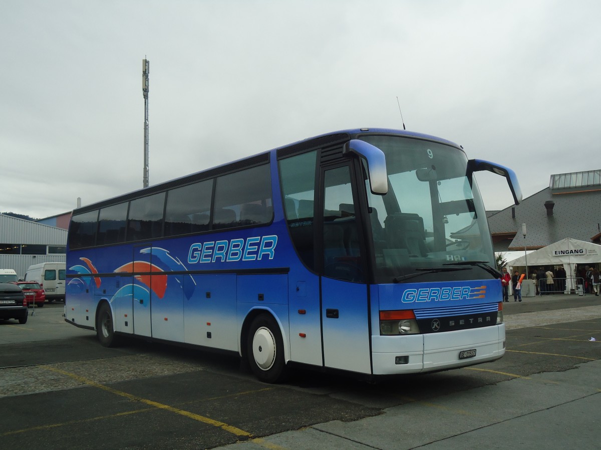 (138'368) - Gerber, Roggwil - Nr. 9/BE 21'517 - Setra am 18. M�rz 2012 in Thun, Expo