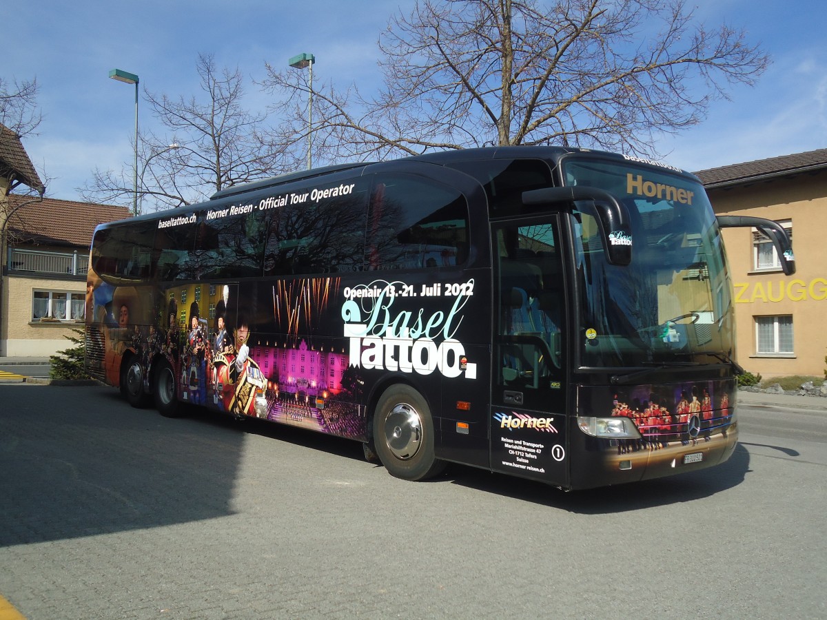 (138'407) - Horner, Tafers - Nr. 1/FR 300'501 - Mercedes am 31. M�rz 2012 in Thun-Allmendingen, Rest. Kreuz