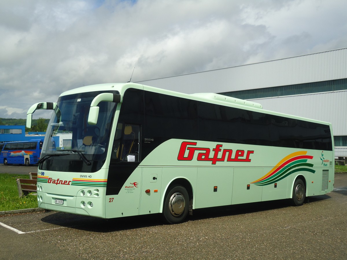 (138'684) - Gafner, Thun - Nr. 27/BE 34'105 - Temsa am 6. Mai 2012 in M�hlin, Fridolinsgasse