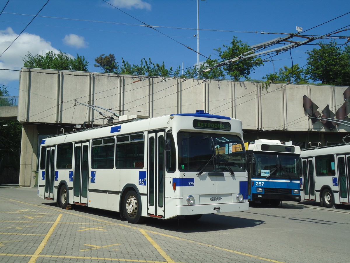 (138'766) - TL Lausanne - Nr. 779 - NAW/Lauber Trolleybus am 13. Mai 2012 in Lausanne, D�p�t Borde