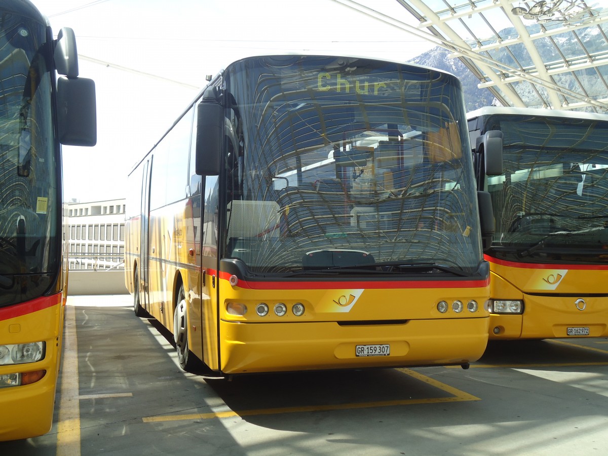 (138'904) - PostAuto Graub�nden - GR 159'307 - Neoplan (ex P 25'150) am 17. Mai 2012 in Chur, Postautostation