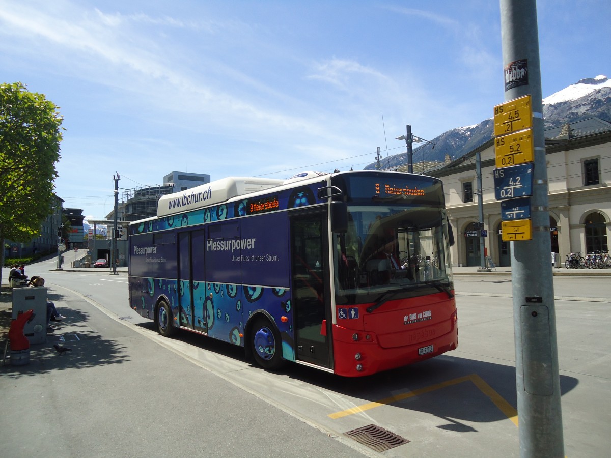 (138'936) - SBC Chur - Nr. 17/GR 97'517 - Otokar/G�p�bus am 17. Mai 2012 beim Bahnhof Chur