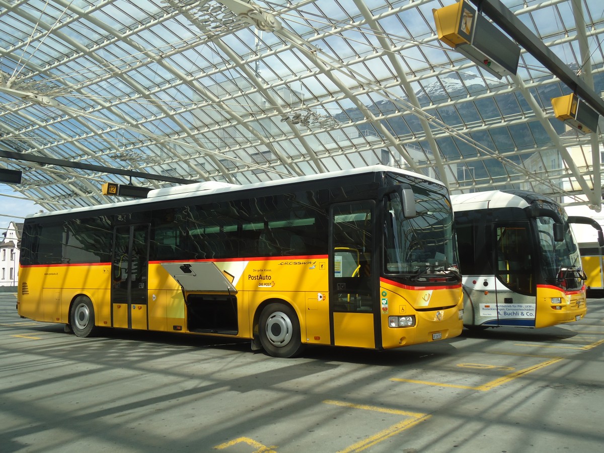 (139'002) - PostAuto Graub�nden - GR 106'552 - Irisbus am 20. Mai 2012 in Chur, Postautostation