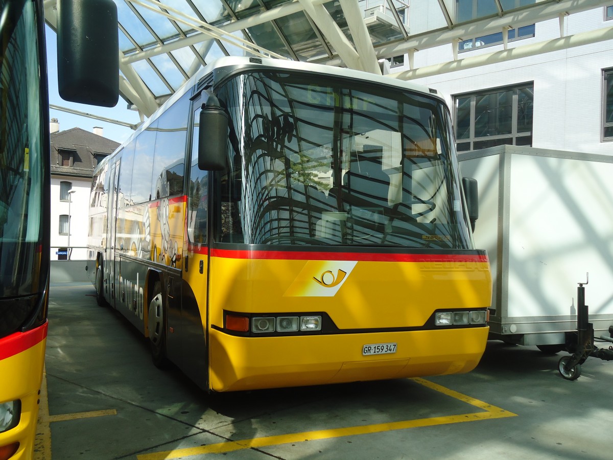(139'007) - PostAuto Graub�nden - GR 159'347 - Neoplan (ex P 25'139) am 20. Mai 2012 in Chur, Postautostation