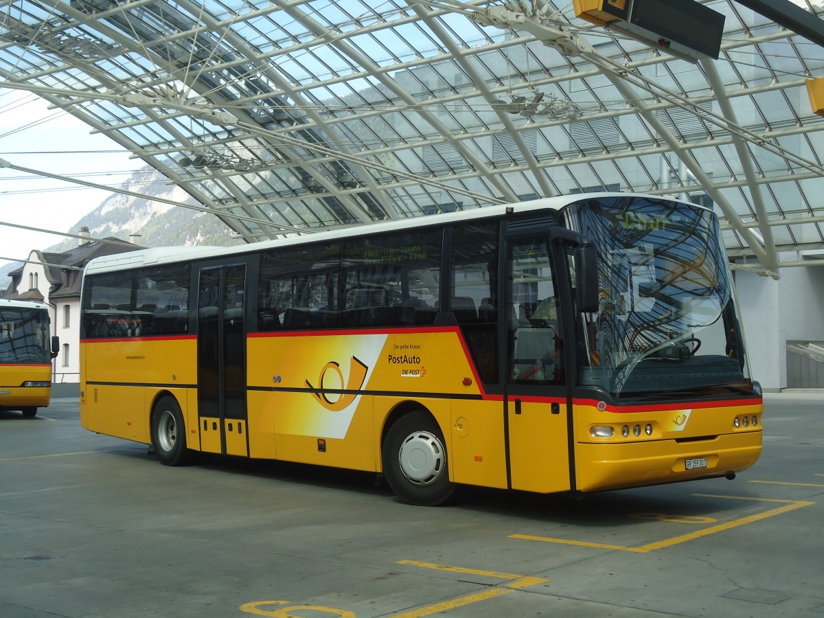 (139'010) - PostAuto Graub�nden - GR 159'307 - Neoplan (ex P 25'150) am 20. Mai 2012 in Chur, Postautostation