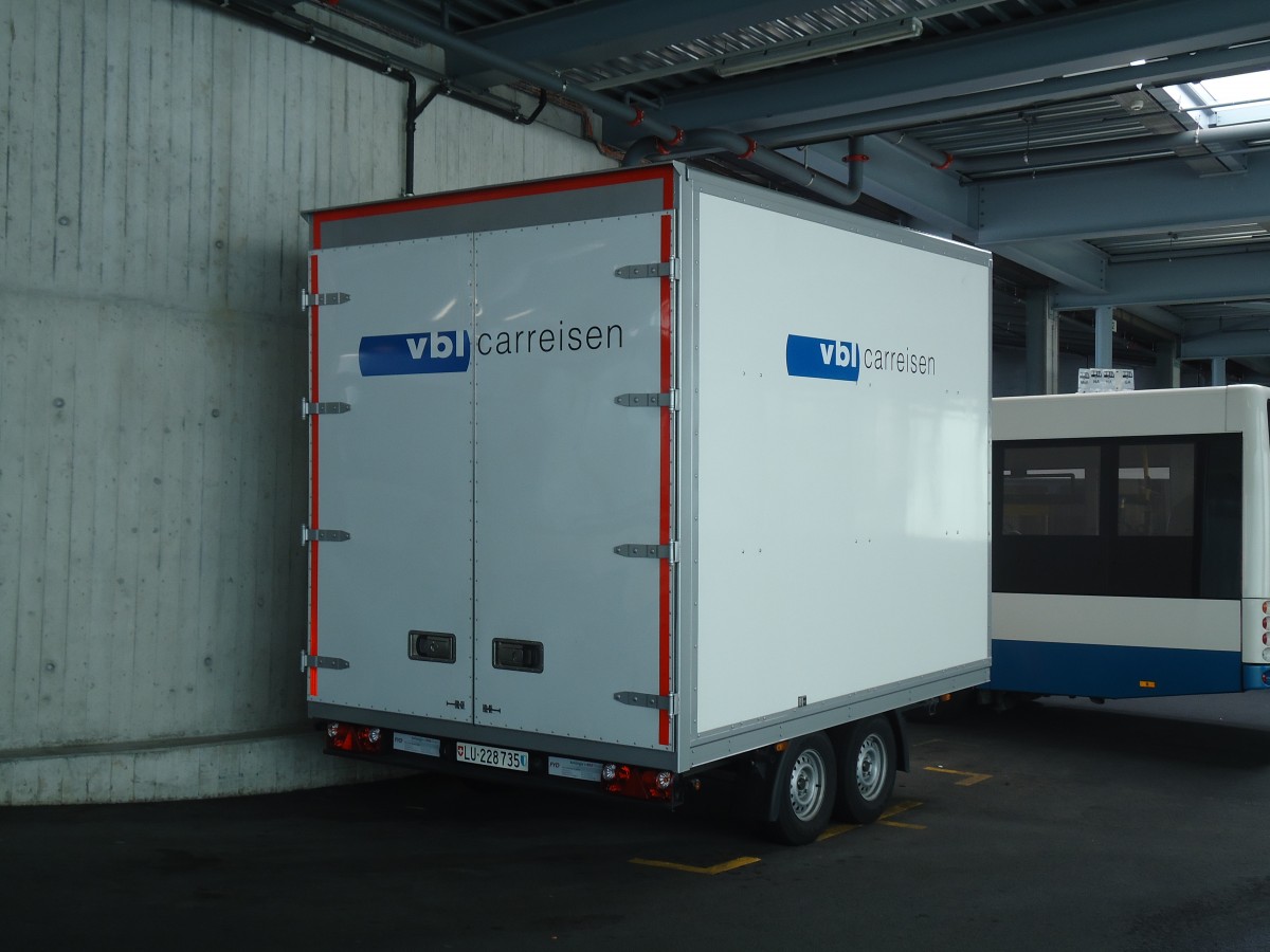 (139'215) - VBL Luzern - Nr. 22/LU 228'735 - Harbeck Gep�ckanh�nger am 2. Juni 2012 in Luzern, Depot
