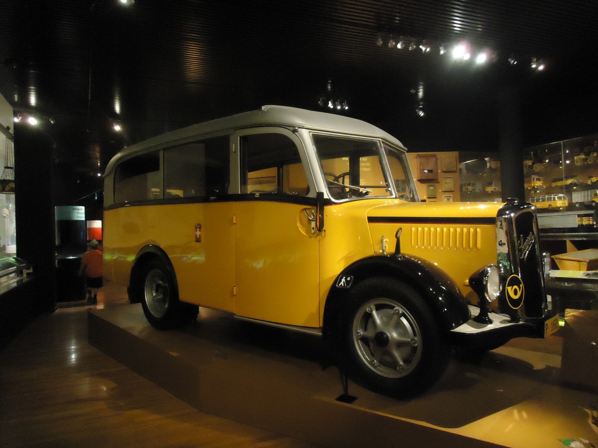 (139'307) - PTT-Regie - P 1601 - Saurer/Saurer (ex Nussbaumer, Ganterschwil) am 3. Juni 2012 in Bern, Museum f�r Kommunikation