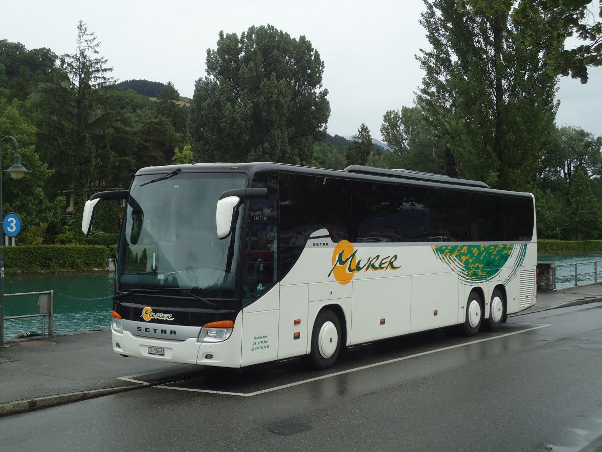 (139'473) - Murer, Baar - ZG 58'668 - Setra am 12. Juni 2012 bei der Schiffl�ndte Thun
