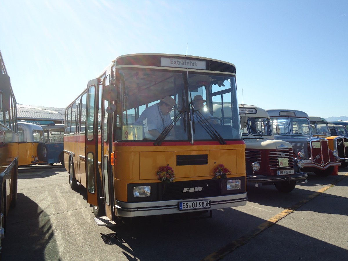 (139'499) - Aus Deutschland: Krech, Aichwald - ES-OI 980H - FBW/T�scher (ex Preisig, Affeltrangen) am 16. Juni 2012 in Hinwil, AMP