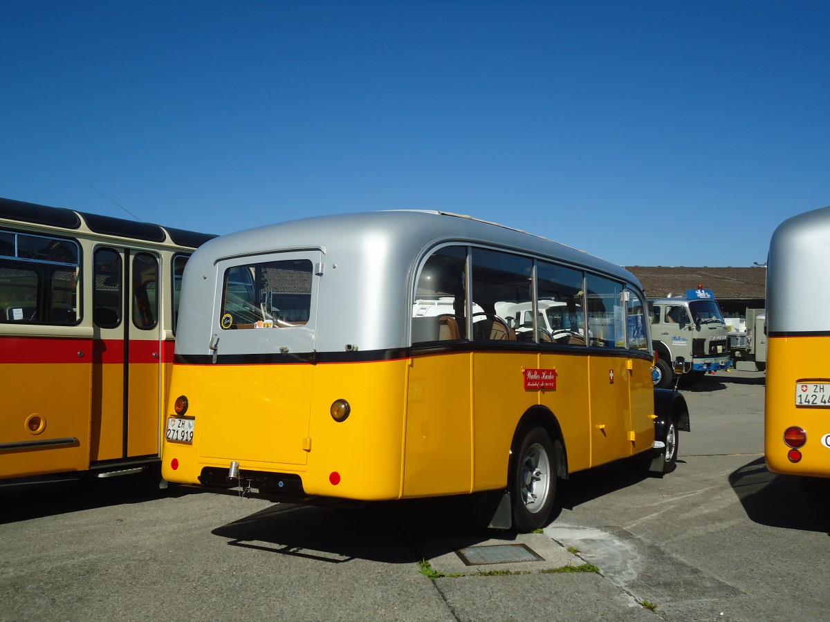 (139'537) - Hurter, M�nchaltdorf - ZH 271'919 - Berna/FHS (ex Volkart, Russikon; ex ASD Aigle; ex P 21'003) am 16. Juni 2012 in Hinwil, AMP