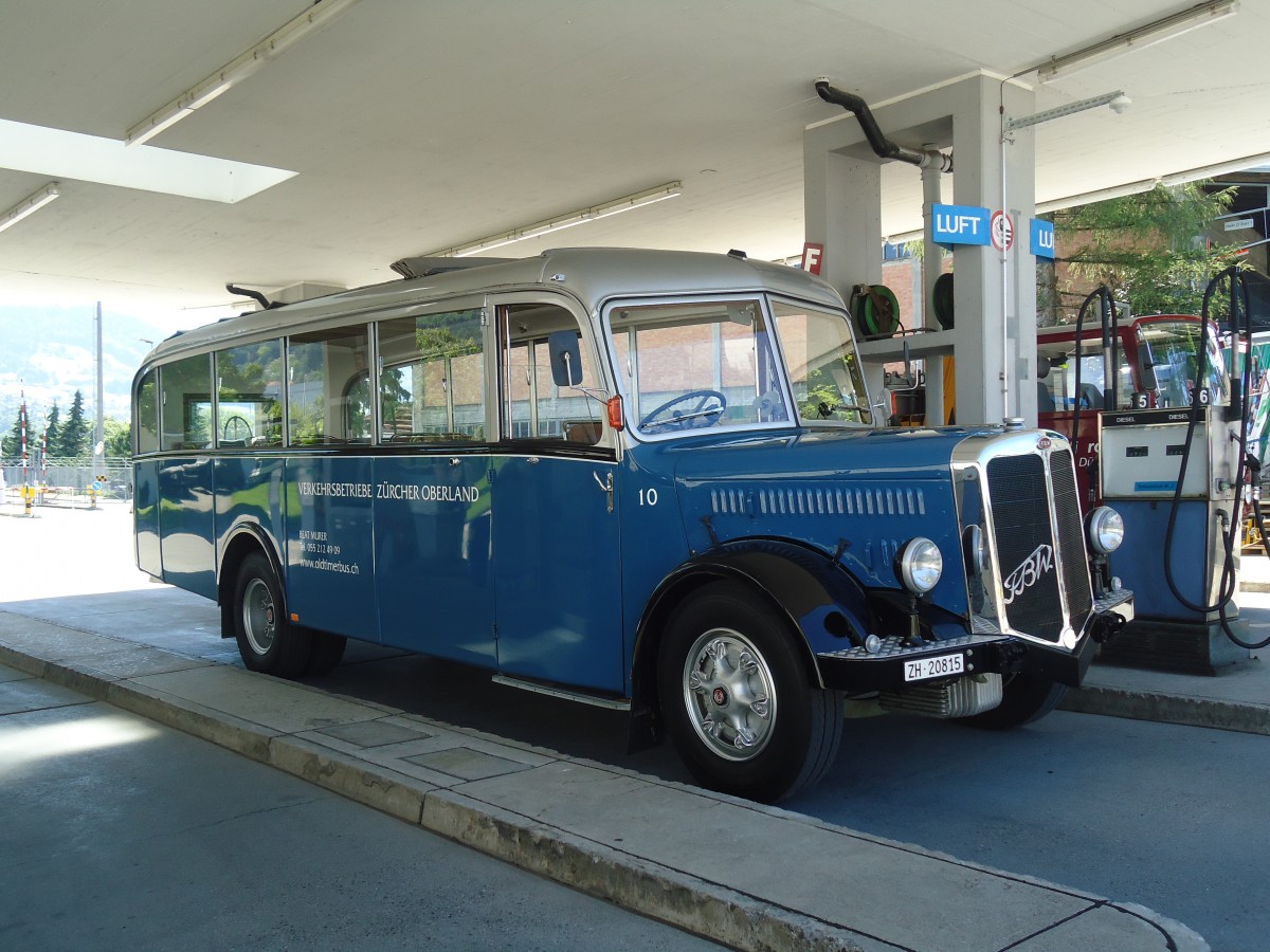 (139'673) - Murer, Jona - Nr. 10/ZH 20'815 - FBW/T�scher (ex VZO Gr�ningen Nr. 10; ex Richter, Z�rich; ex VZO Gr�ningen Nr. 10) am 16. Juni 2012 in Hinwil, AMP