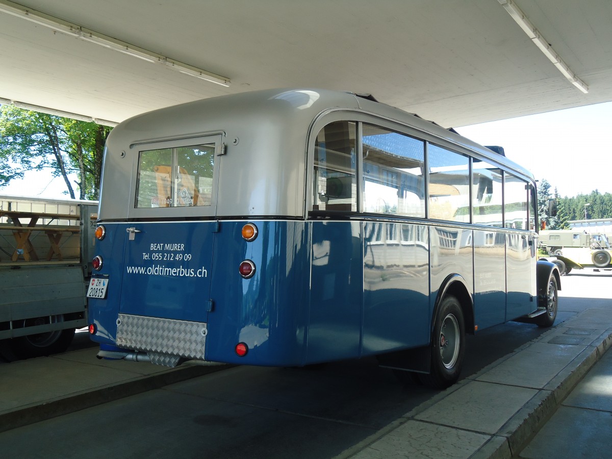 (139'674) - Murer, Jona - Nr. 10/ZH 20'815 - FBW/T�scher (ex VZO Gr�ningen Nr. 10; ex Richter, Z�rich; ex VZO Gr�ningen Nr. 10) am 16. Juni 2012 in Hinwil, AMP