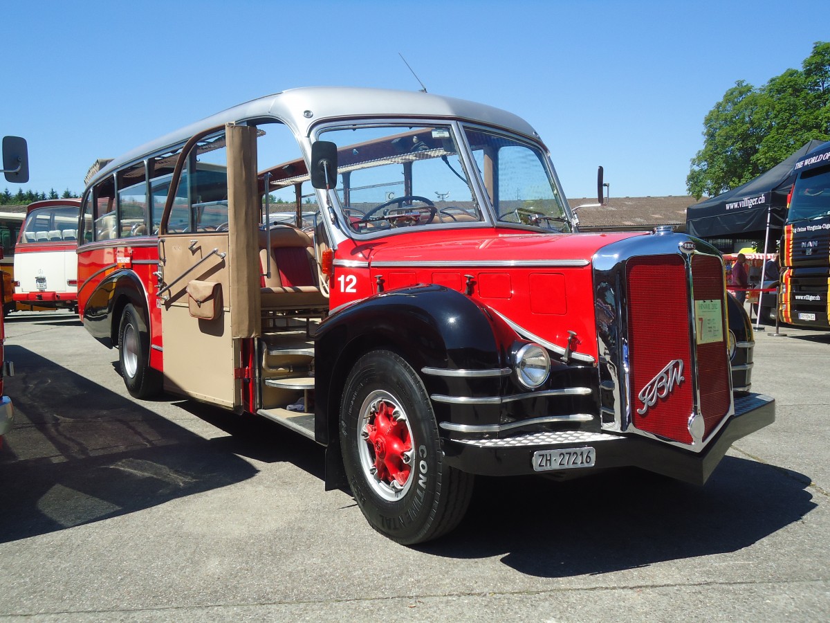 (139'684) - Meier, Gr�t - Nr. 12/ZH 27'216 - FBW/R&J (ex Wespe, Altst�tten; ex AFA Adelboden Nr. 12) am 16. Juni 2012 in Hinwil, AMP