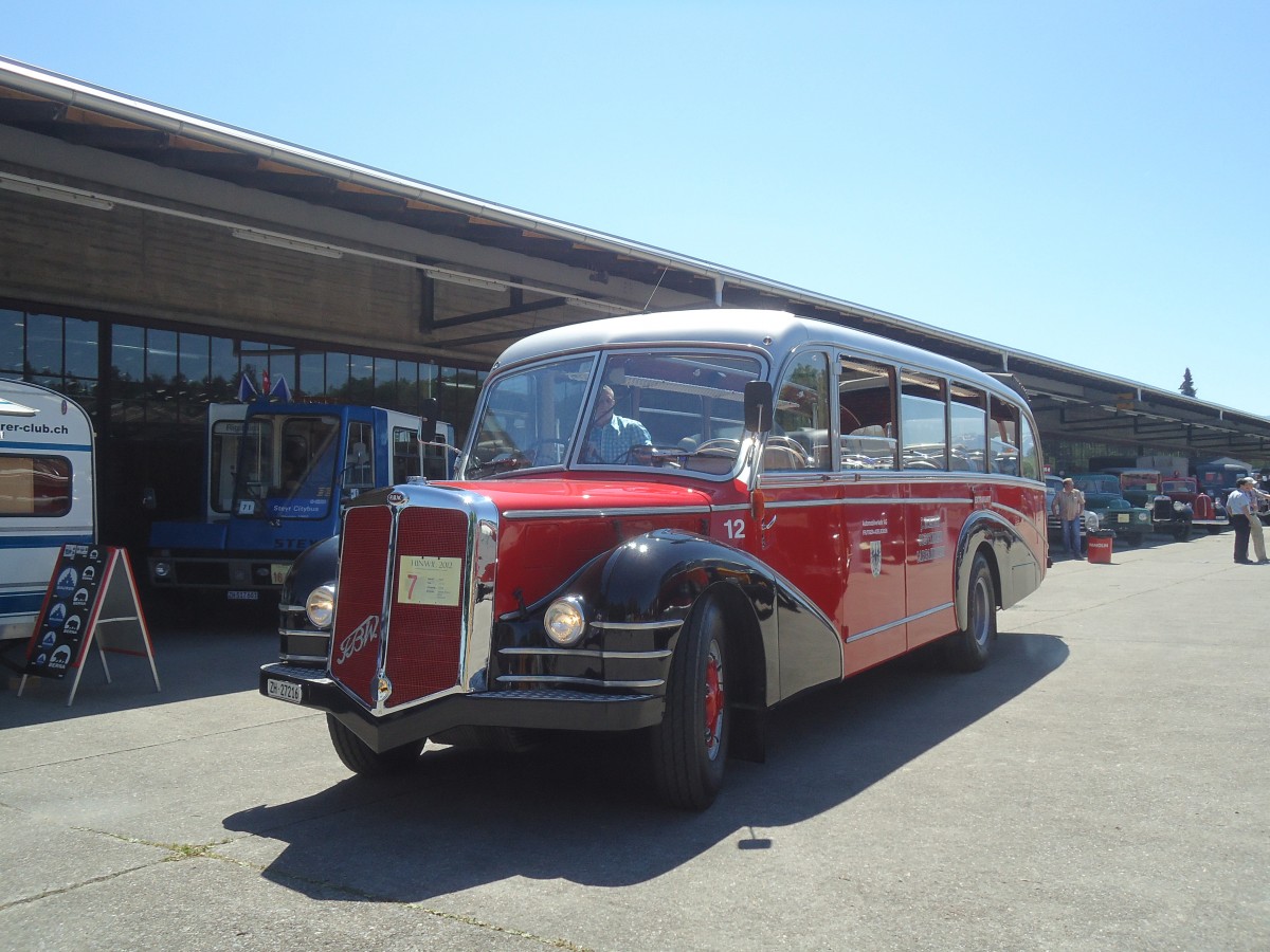 (139'687) - Meier, Gr�t - Nr. 12/ZH 27'216 - FBW/R&J (ex Wespe, Altst�tten; ex AFA Adelboden Nr. 12) am 16. Juni 2012 in Hinwil, AMP
