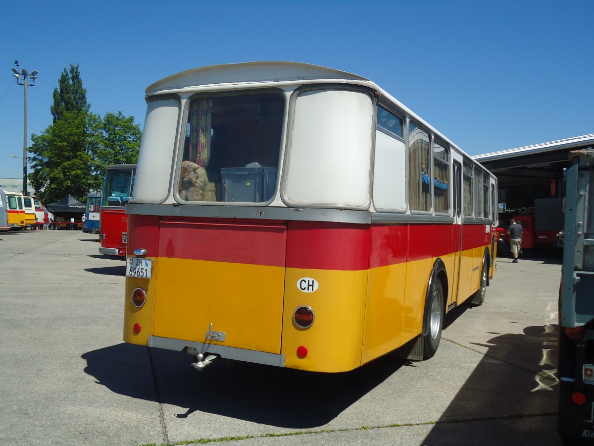 (139'689) - Tr�b, Oberrieden - Nr. 12/ZH 69'651 - FBW/R&J (ex Ryffel, Uster Nr. 12) am 16. Juni 2012 in Hinwil, AMP