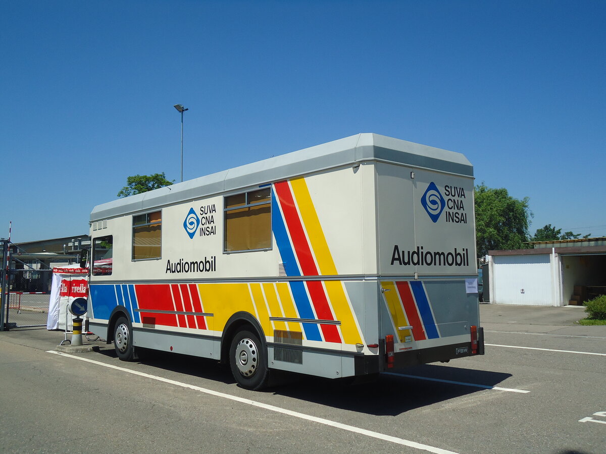 (139'707) - Erni, Rapperswil - FBW/Geser (ex Schmid, Abtwil; ex SUVA, Luzern) am 16. Juni 2012 in Hinwil, AMP