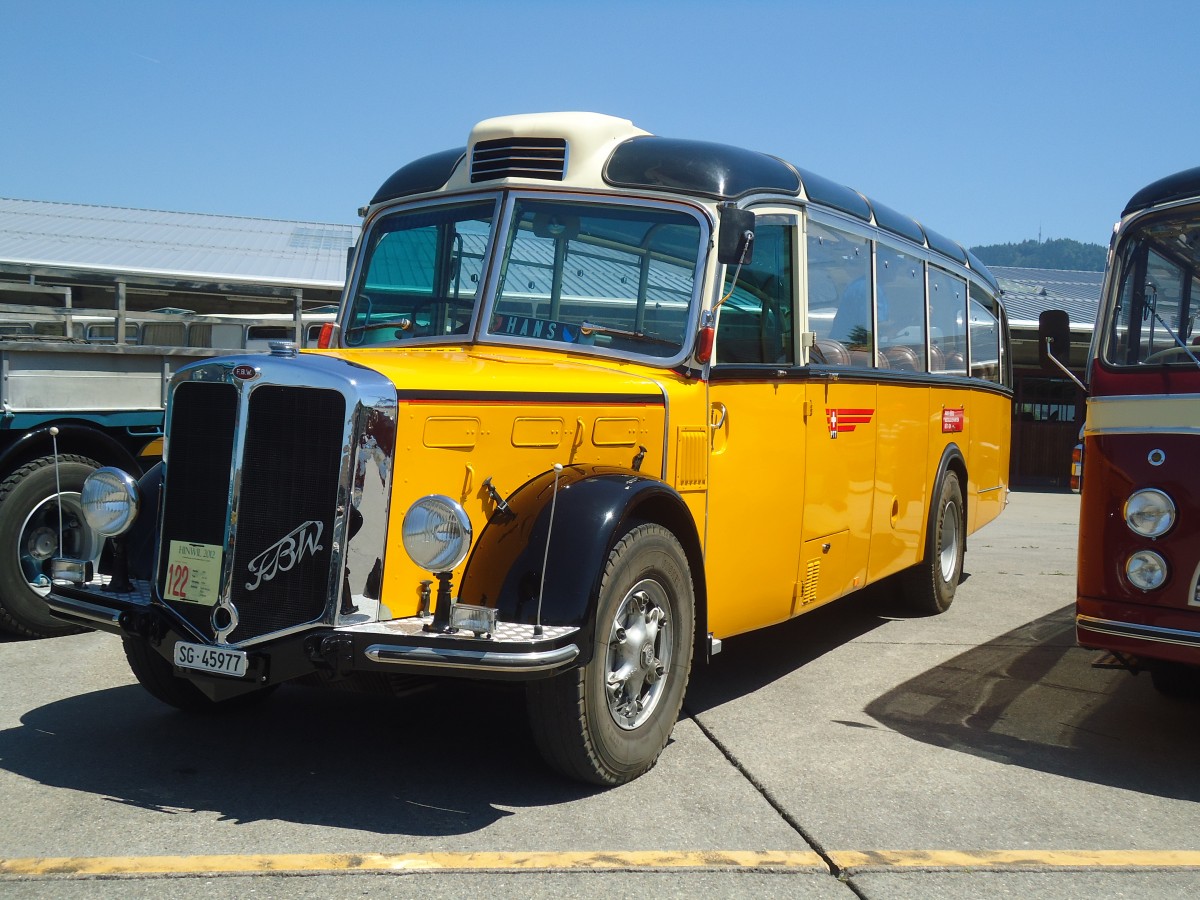 (139'795) - R�egg, R�ti - SG 45'977 - FBW/FHS (ex Kantonspolizei, Bern; ex P 23'180; ex P 2216) am 16. Juni 2012 in Hinwil, AMP