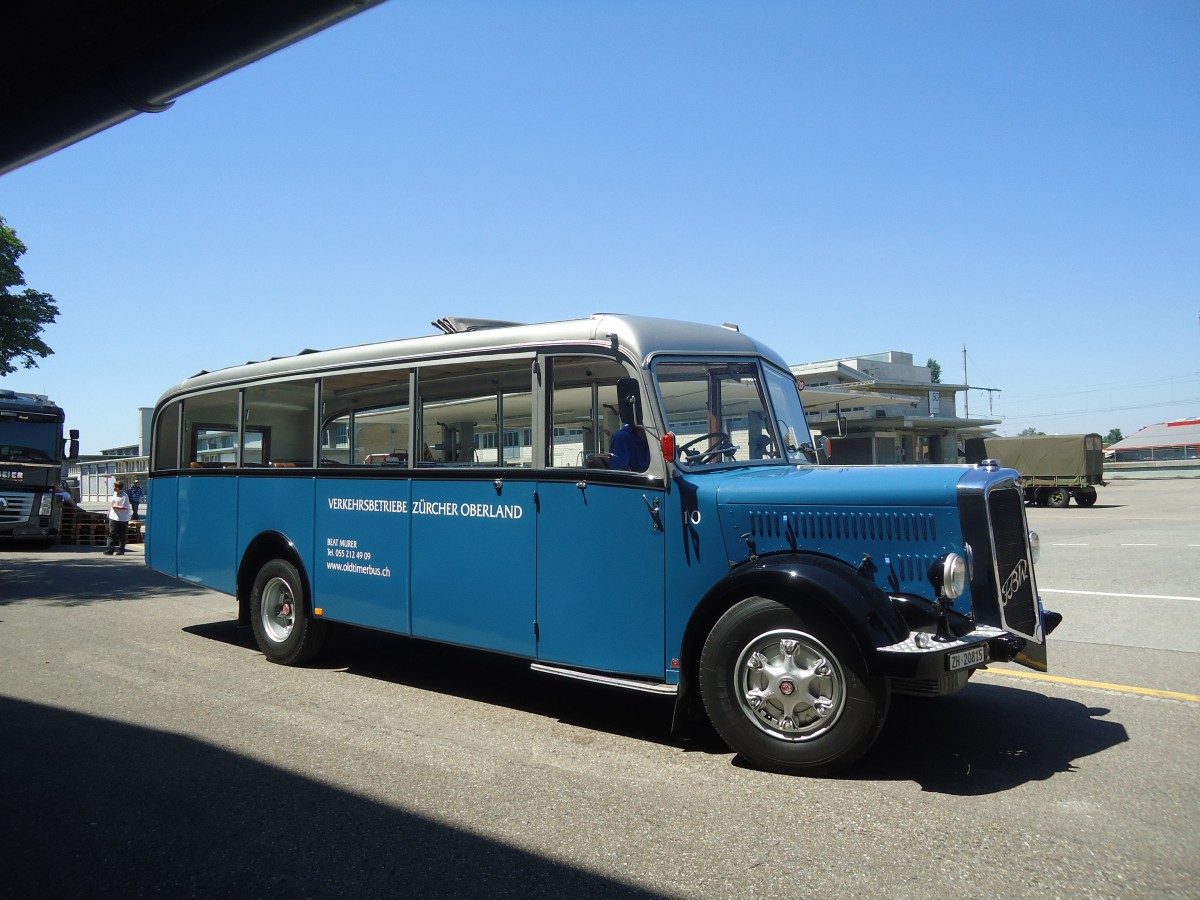 (139'797) - Murer, Jona - Nr. 10/ZH 20'815 - FBW/T�schr (ex VZO Gr�ningen Nr. 10; ex Richter, Z�rich; ex VZO Gr�ningen Nr. 10) am 16. Juni 2012 in Hinwil, AMP