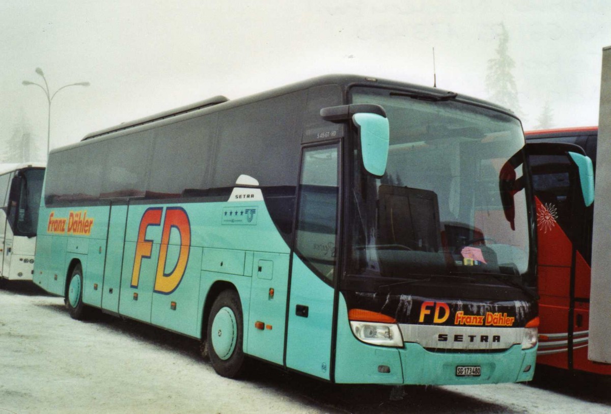 (139'836) - D�hler, Niederuzwil - Nr. 68/SG 173'480 - Setra am 9. Januar 2010 in Adelboden, ASB