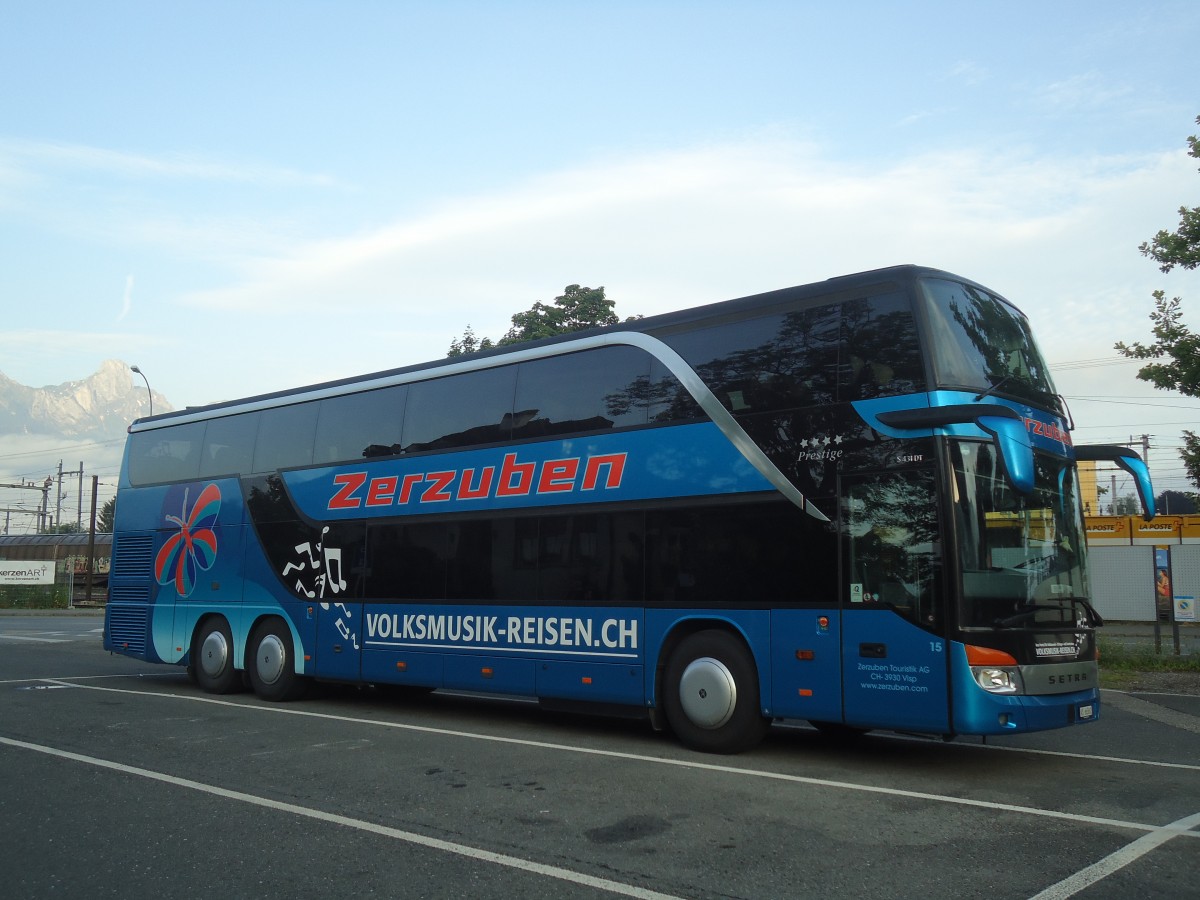 (139'889) - Zerzuben, Visp-Eyholz - Nr. 15/VS 66'361 - Setra am 21. Juni 2012 in Thun, Seestrasse