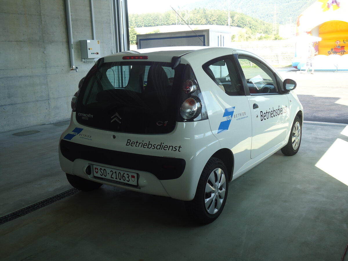 (139'910) - BOGG Wangen b.O. - SO 21'063 - Citro�n am 23. Juni 2012 in Lostorf, Garage