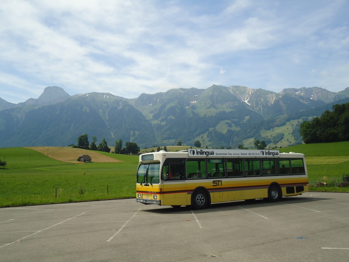 (140'044) - STI Thun - Nr. 52/BE 396'552 - Saurer/R&J am 24. Juni 2012 in L�ngenb�hl, Grizzlib�r