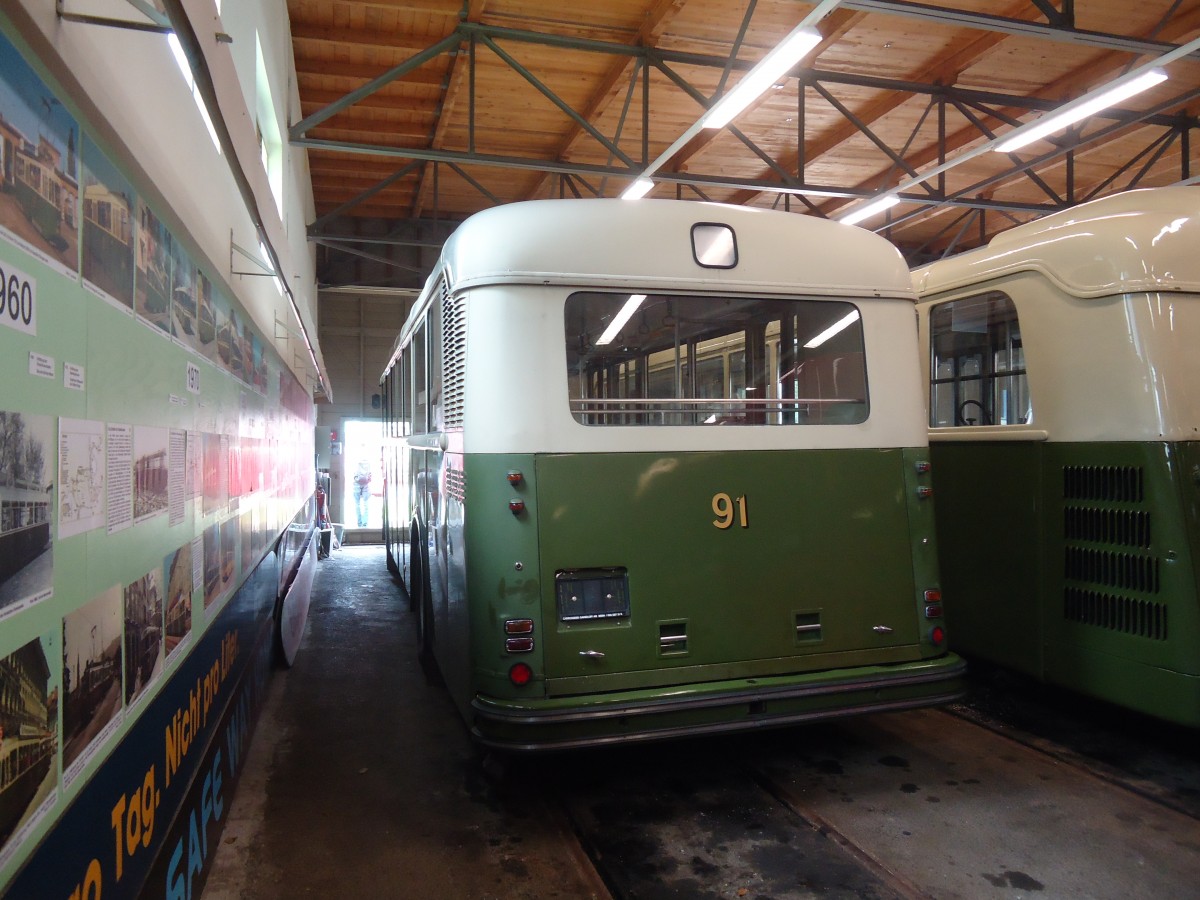 (140'077) - SVB Bern (TVB) - Nr. 91 - Saurer/R&J am 24. Juni 2012 in Bern, Weissenb�hl