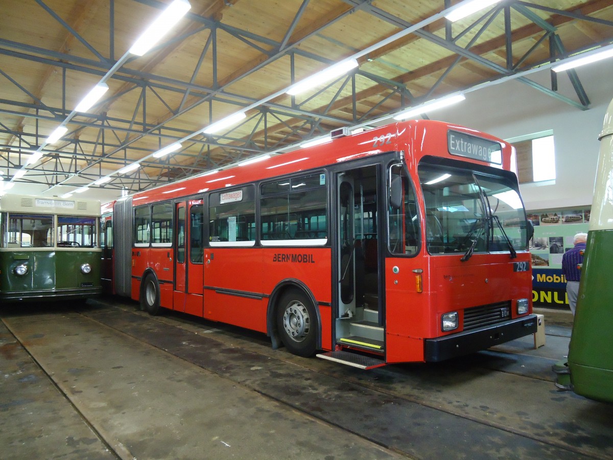 (140'078) - Bernmobil, Bern (TVB) - Nr. 292 - Volvo/R&J-Hess-Gangloff am 24. Juni 2012 in Bern, Weissenb�hl