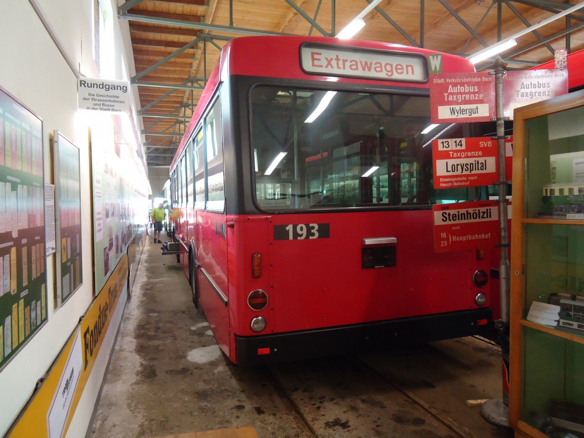 (140'090) - Bernmobil, Bern (TVB) - Nr. 193 - Volvo/Gangloff am 24. Juni 2012 in Bern, Weissenb�hl