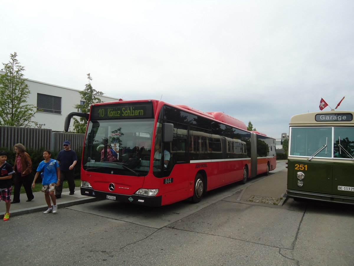 (140'156) - Bernmobil, Bern - Nr. 844/BE 671'844 - Mercedes am 24. Juni 2012 in Ostermundigen, R�ti