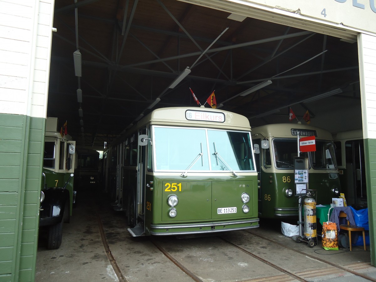 (140'171) - SVB Bern (TVB) - Nr. 251/BE 113'251 - FBW/SWS-R&J am 24. Juni 2012 in Bern, Weissenb�hl