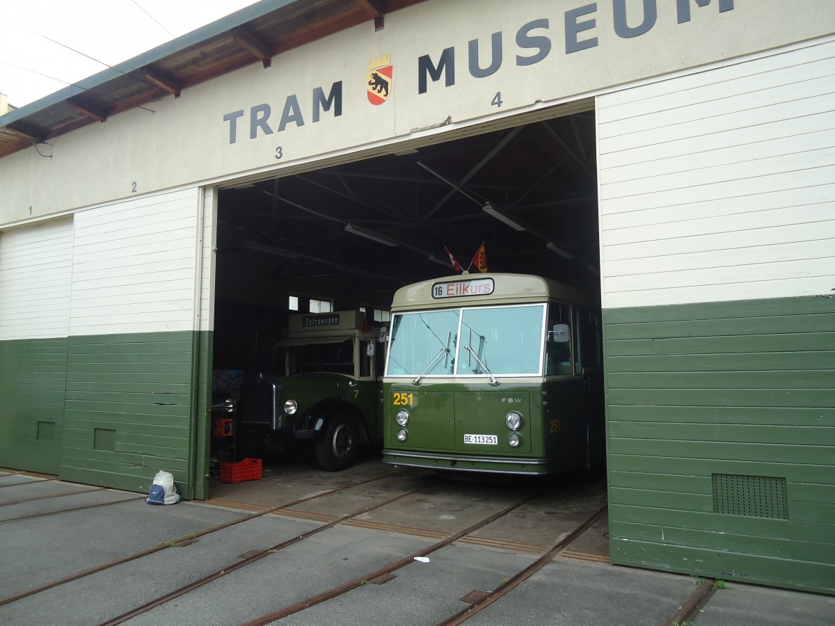 (140'172) - SVB Bern (TVB) - Nr. 251/BE 113'251 - FBW/SWS-R&J am 24. Juni 2012 in Bern, Weissenb�hl (Teilaufnahme)