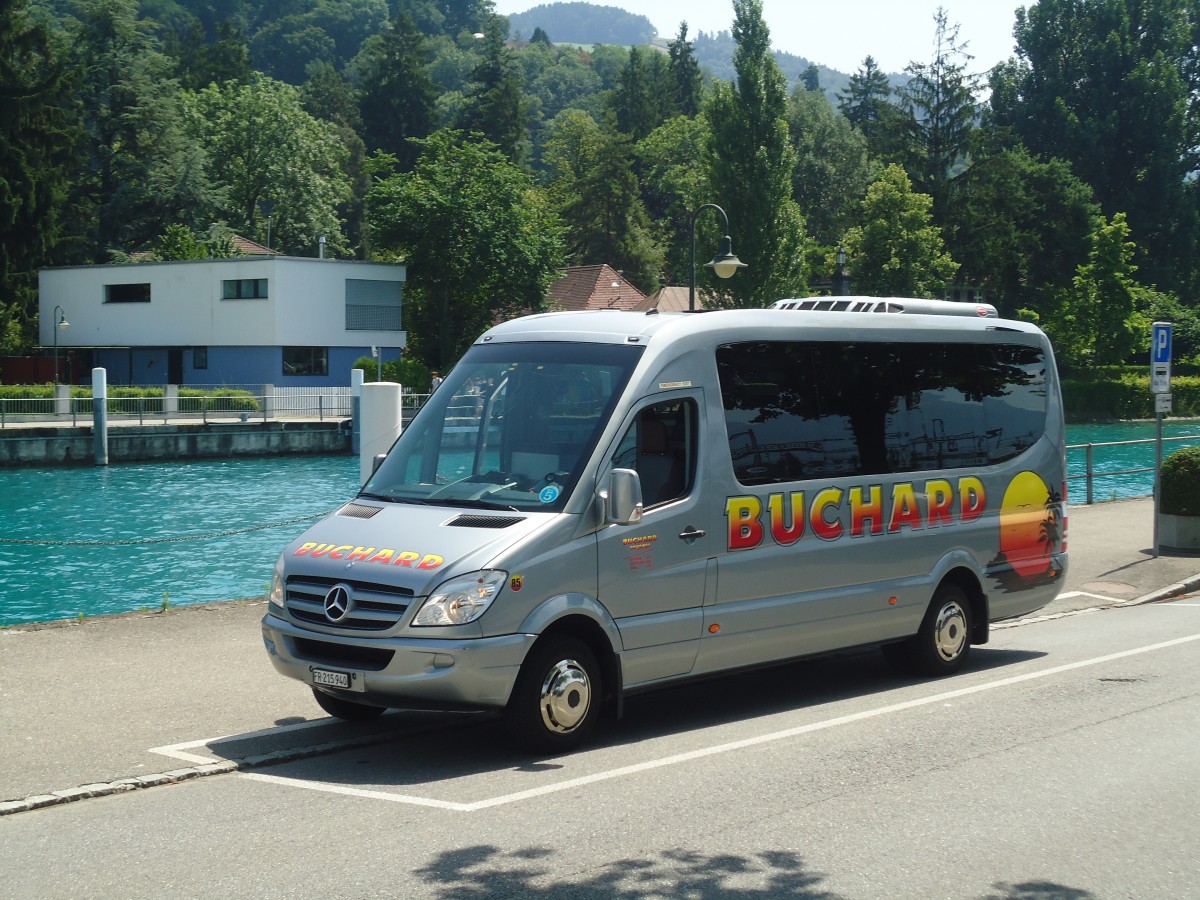 (140'183) - Buchard, Leytron - Nr. 85/FR 215'940 - Mercedes am 29. Juni 2012 bei der Schiffl�ndte Thun