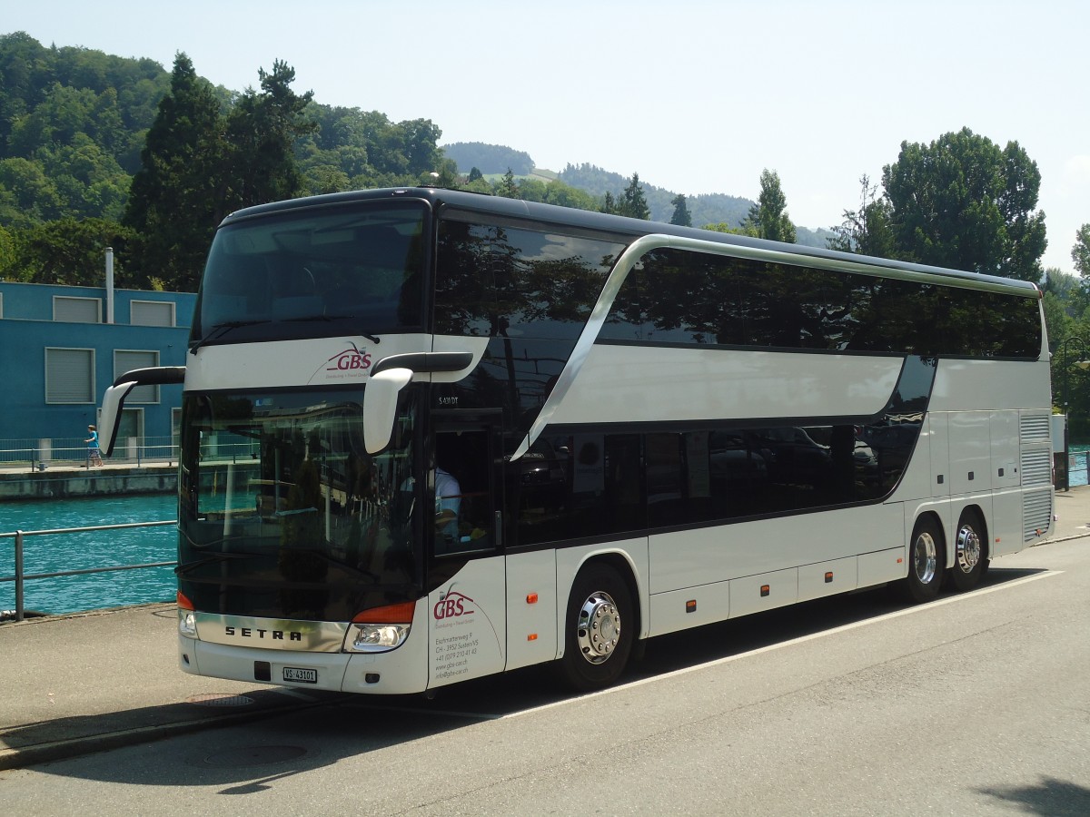 (140'184) - GBS, Susten - VS 43'101 - Setra am 29. Juni 2012 bei der Schiffl�ndte Thun