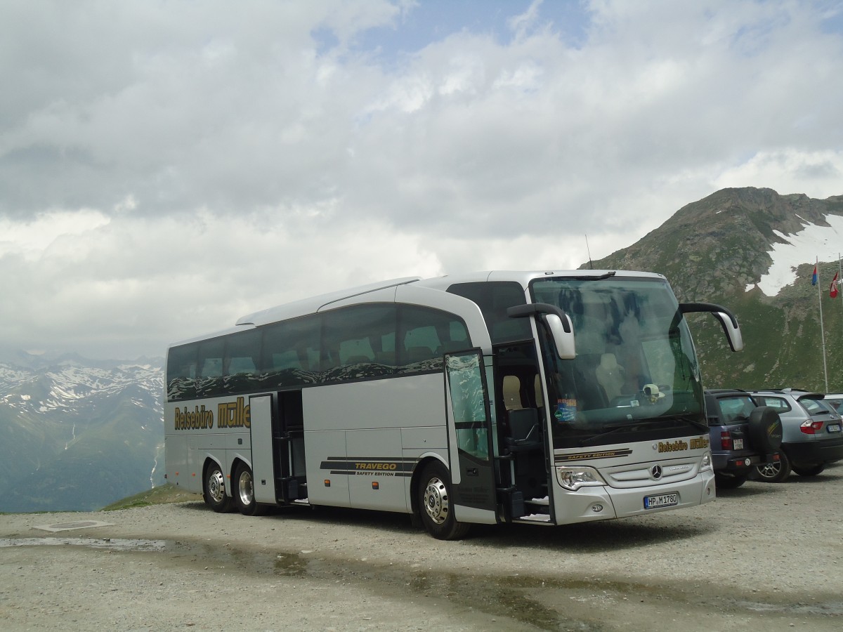 (140'294) - Aus Deutschland: M�ller, Biblis - HP-M 1780 - Mercedes am 1. Juli 2012 in Nufenen, Passh�he