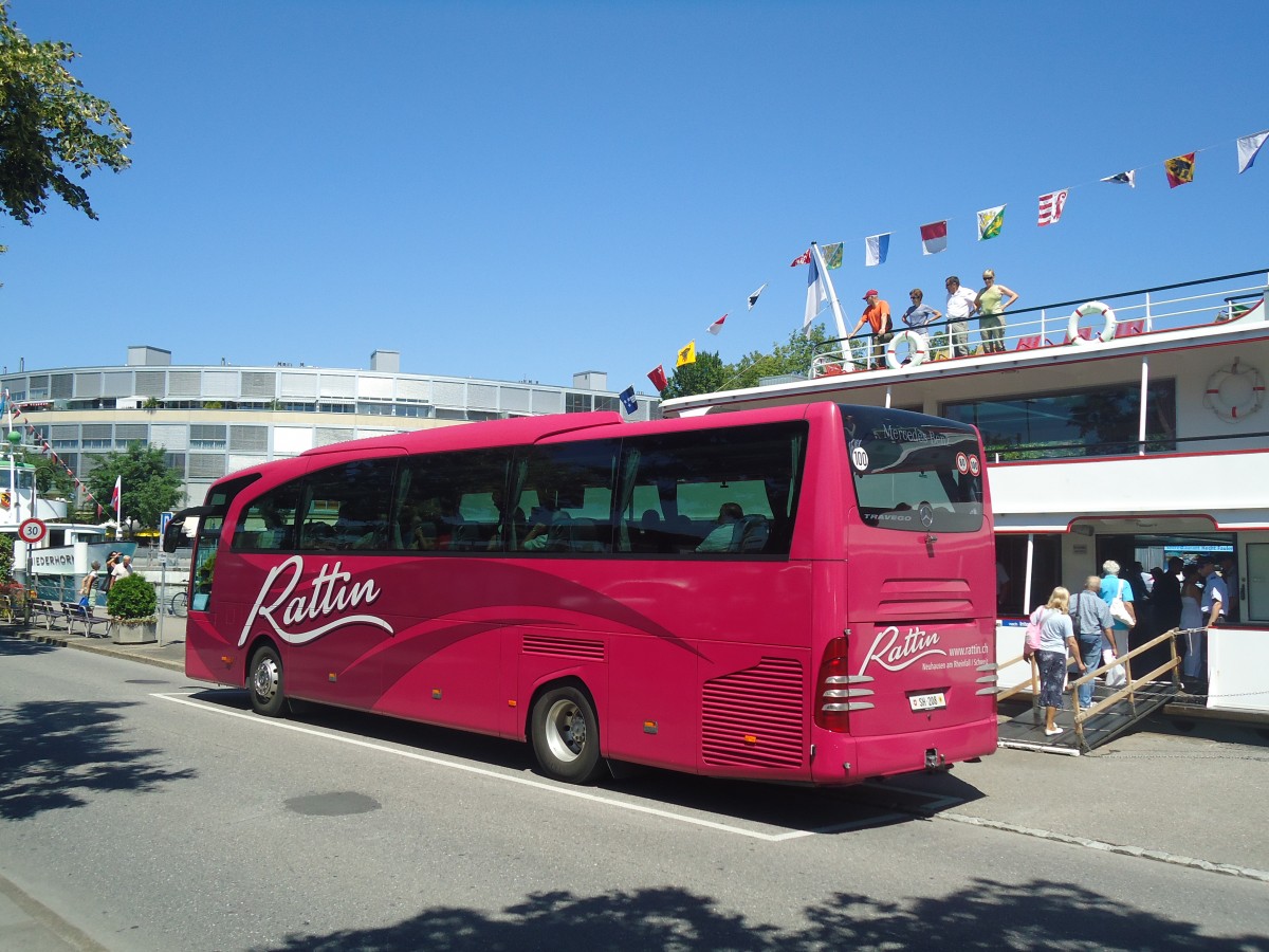 (140'993) - Rattin, Neuhausen - Nr. 8/SH 208 - Mercedes am 1. August 2012 bei der Schiffl�ndte Thun