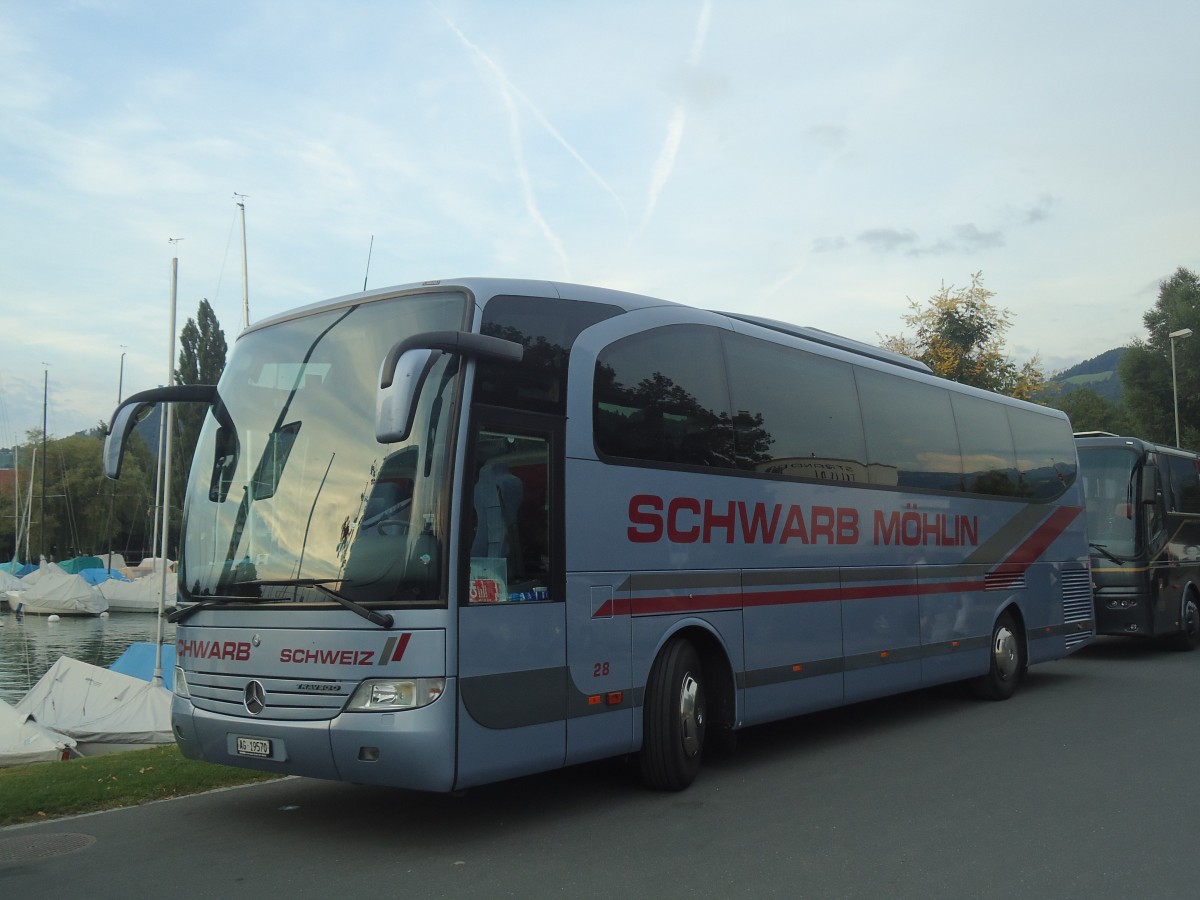 (141'036) - Schwarb, M�hlin - Nr. 28/AG 19'570 - Mercedes am 4. August 2012 in Thun, Strandbad