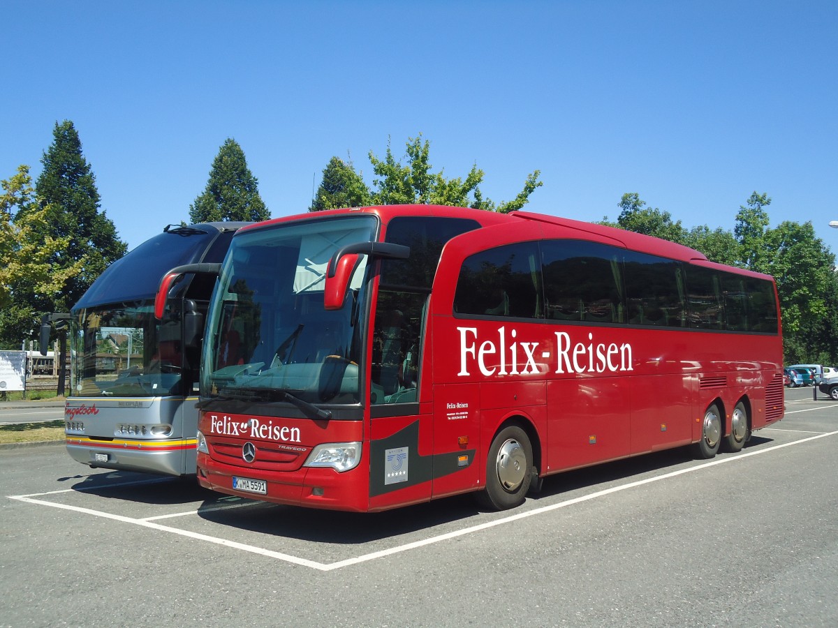 (141'058) - Aus Deutschland: Felix-Reisen, K�ln - Nr. 3/K-MA 5591 - Mercedes am 8. August 2012 in Thun, Seestrasse