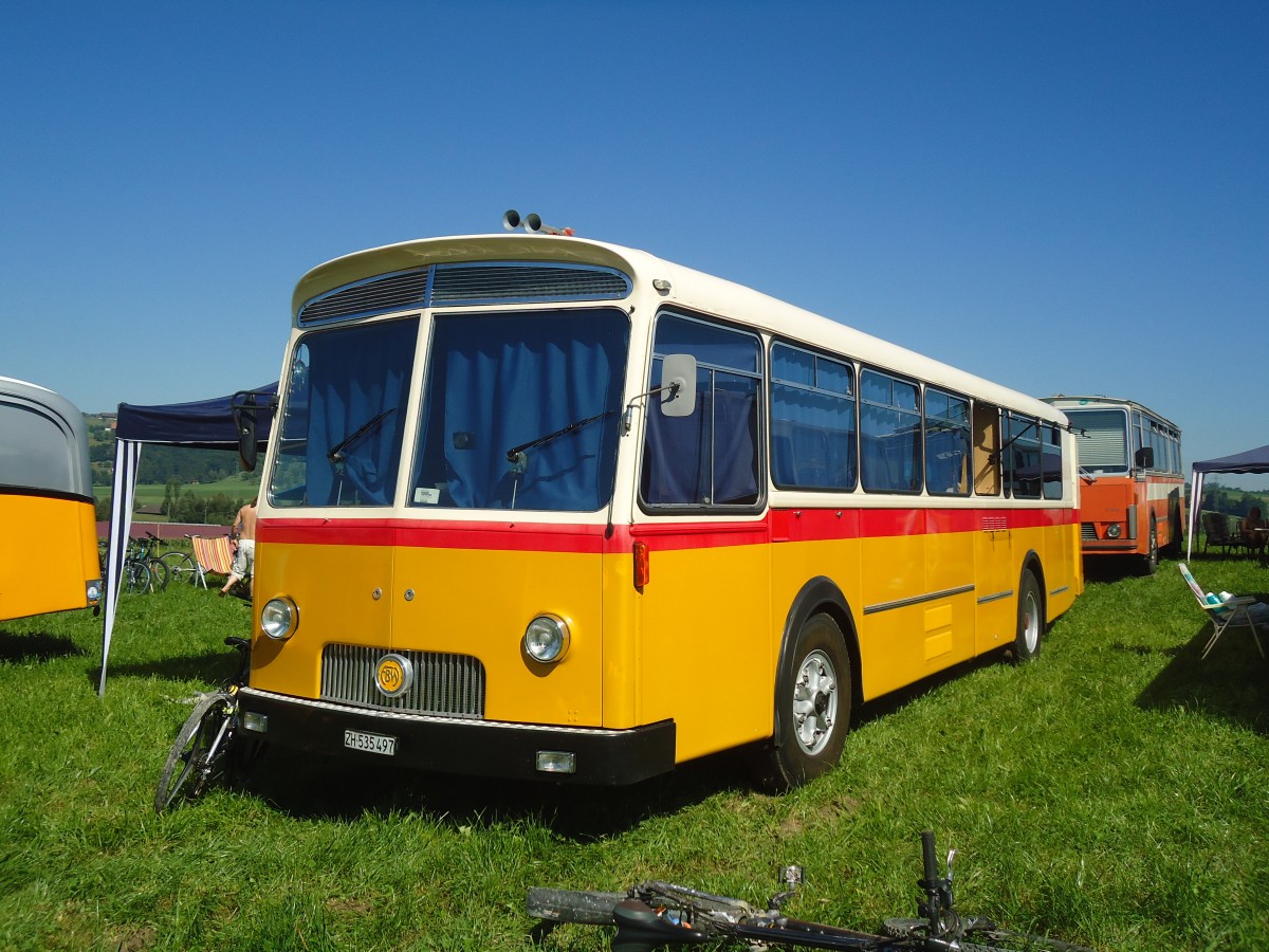 (141'167) - Spillmann, D�llikon - ZH 535'497 - FBW/T�scher (ex Abderhalden, Jonschwil; ex Schregenberger, Degersheim; ex P 25'520) am 18. August 2012 in Affeltrangen, Kreuzegg