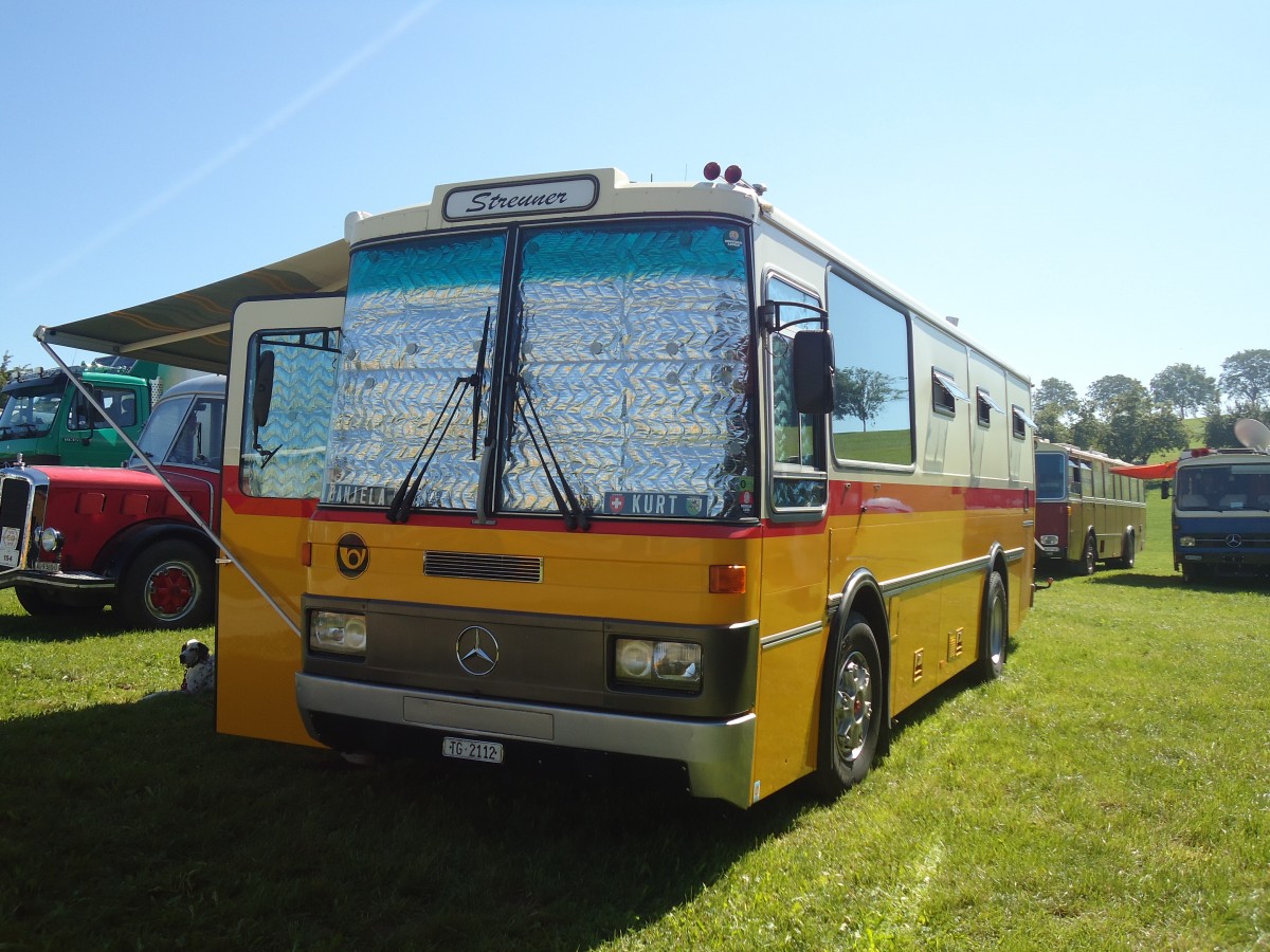 (141'172) - Treuthardt, T�gerwilen - TG 2112 - Mercedes/Lauber (ex P 19'915; ex Lehner, B�rchen Nr. 2) am 18. August 2012 in Affeltrangen, Kreuzegg 