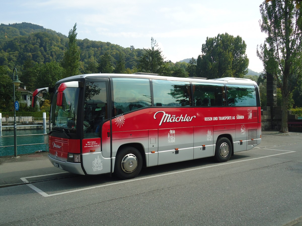 (141'472) - M�chler, Siebnen - SZ 5328 - Mercedes am 11. September 2012 bei der Schiffl�ndte Thun