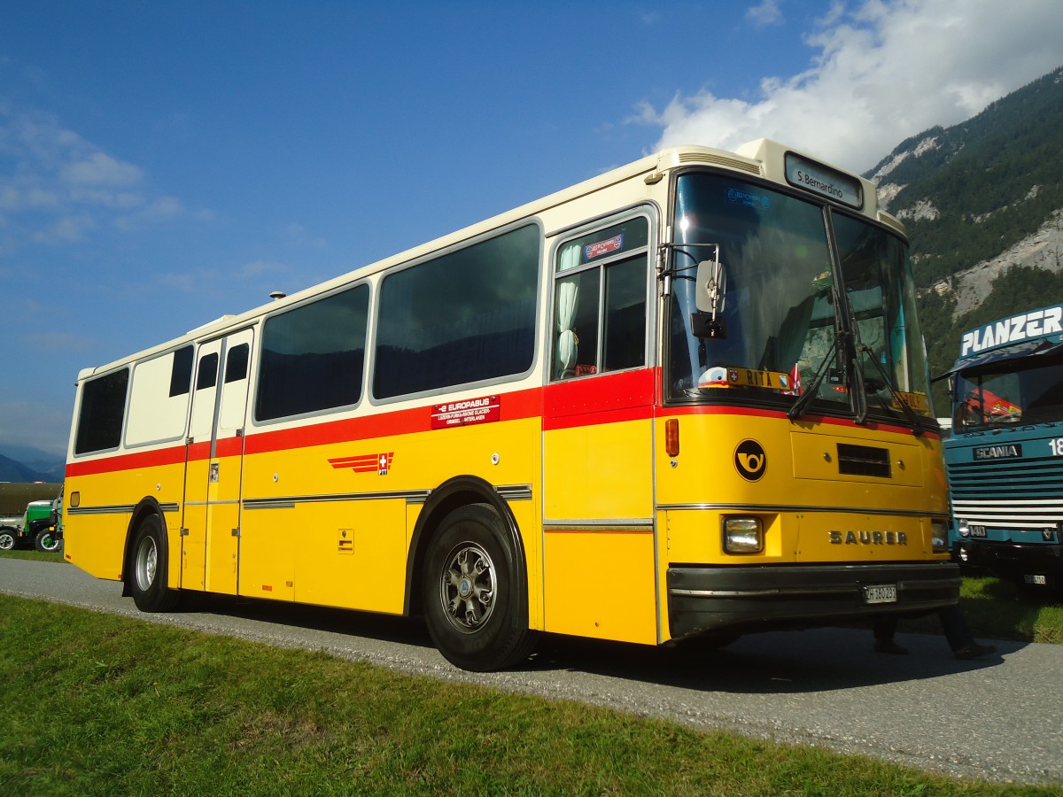 (141'617) - Br�ndli, Z�rich - ZH 180'231 - Saurer/R&J (ex Hofmann, Z�rich; ex Pacciarelli, Grono; ex P 25'661) 