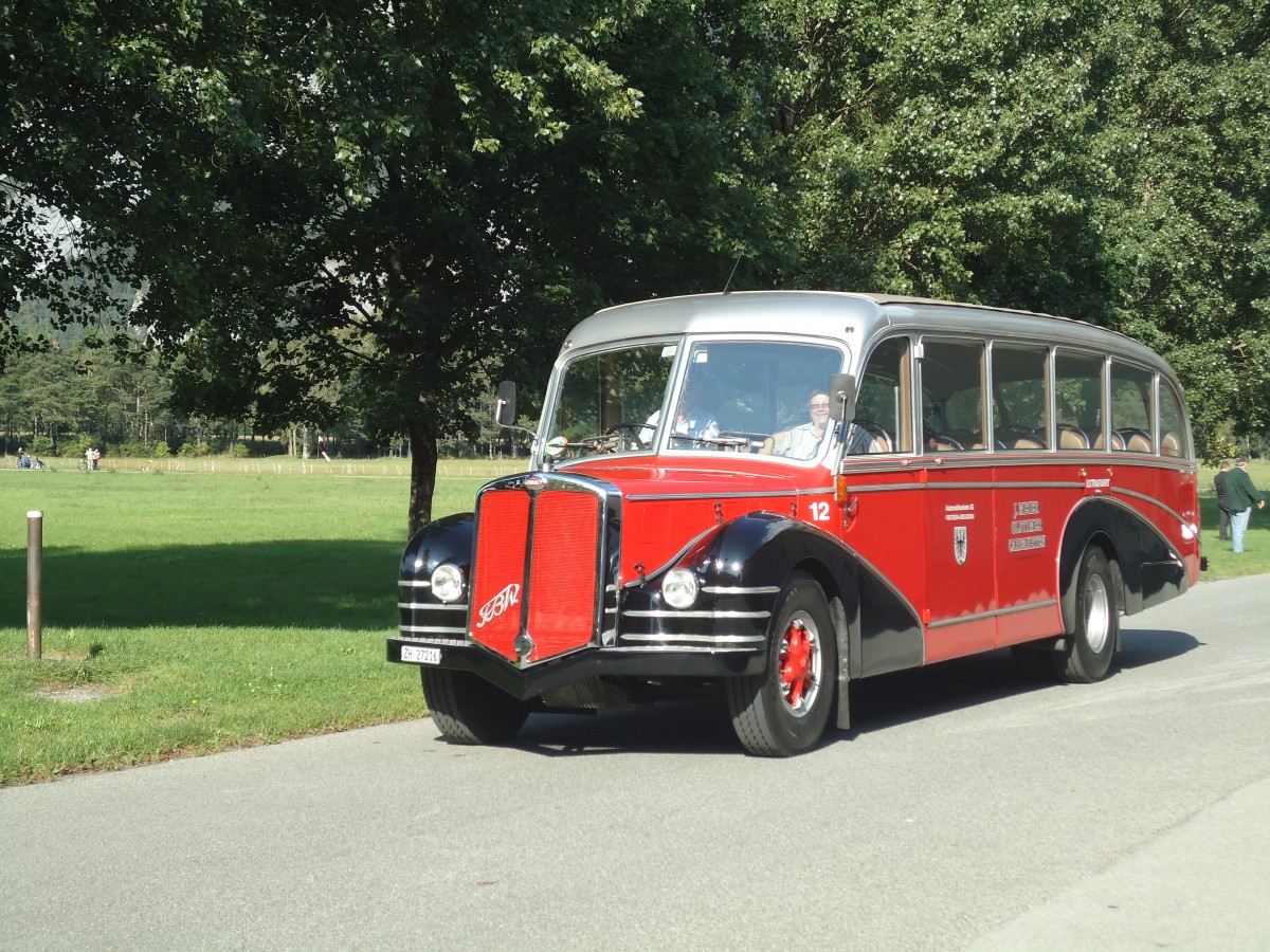 (141'637) - Meier, Gr�t - Nr. 12/ZH 27'216 - FBW/R&J (ex Wespe, Altst�tten; ex AFA Adelboden Nr. 12) am 15. September 2012 in Chur, Waffenplatz