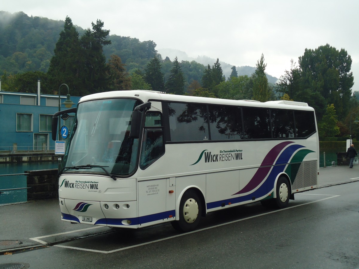 (141'815) - Wick, Wil - SG 2901 - Bova am 22. September 2012 bei der Schiffl�ndte Thun