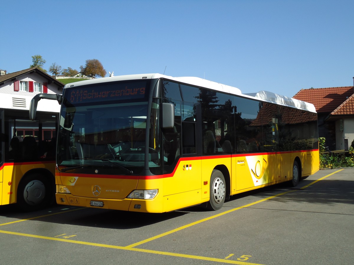 (142'068) - Engeloch, Riggisberg - Nr. 6/BE 644'126 - Mercedes am 21. Oktober 2012 in Riggisberg, Garage