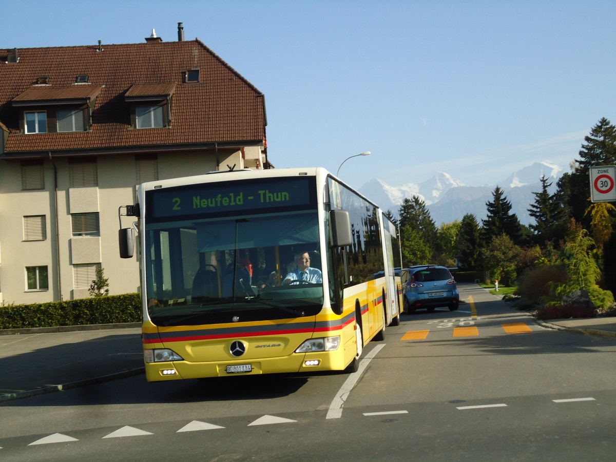 (142'088) - STI Thun - Nr. 134/BE 801'134 - Mercedes am 22. Oktober 2012 in Thun, L�ngg�ssli