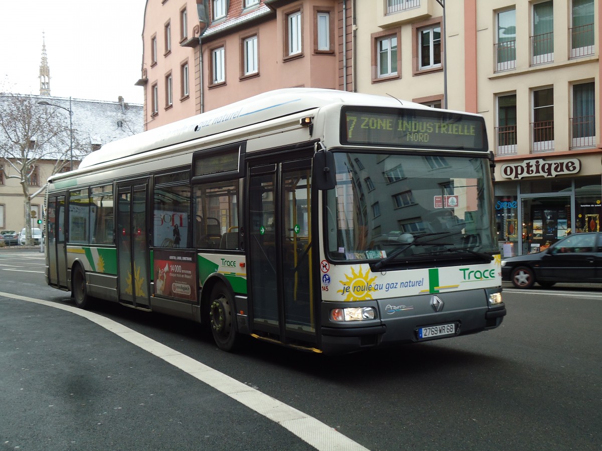 (142'345) - TRACE Colmar - Nr. 145/2769 WR 68 - Renault am 8. Dezember 2012 in Colmar, Th��tre
