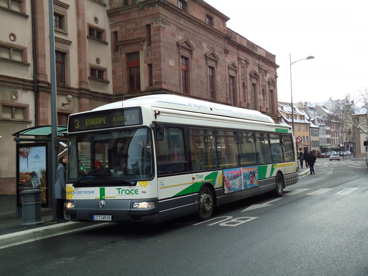 (142'355) - TRACE Colmar - Nr. 146/2772 WR 68 - Renault am 8. Dezember 2012 in Colmar, Th��tre