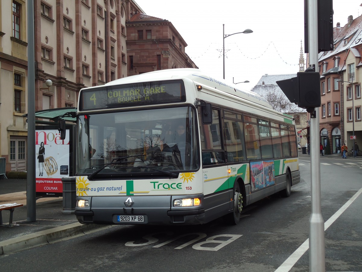 (142'362) - TRACE Colmar - Nr. 153/9203 XP 68 - Renault am 8. Dezember 2012 in Colmar, Th��tre