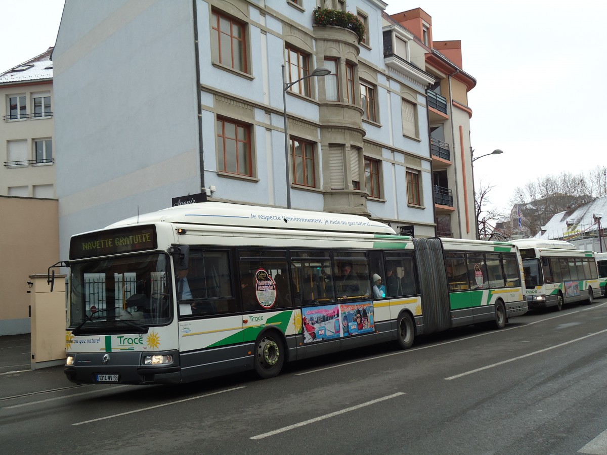 (142'363) - TRACE Colmar - Nr. 147/1314 WV 68 - Renault am 8. Dezember 2012 in Colmar, Th��tre